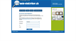 Desktop Screenshot of mein-elektriker.ch